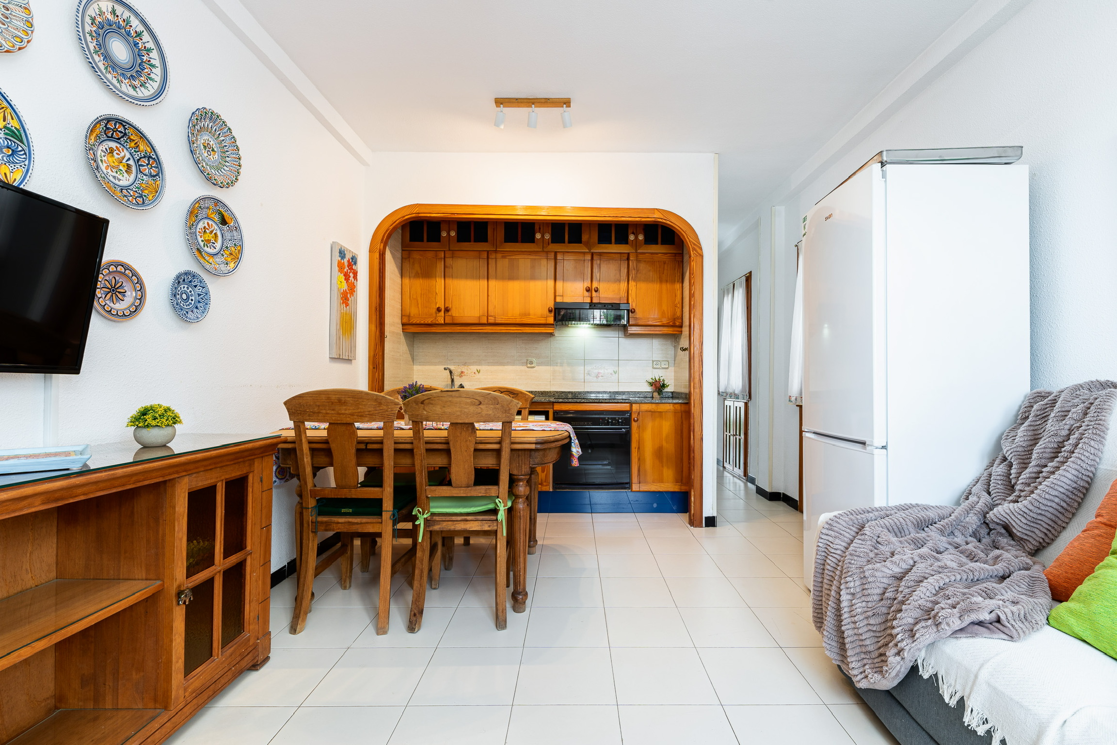 Salon z kuchnią Casa Hannah La Mata